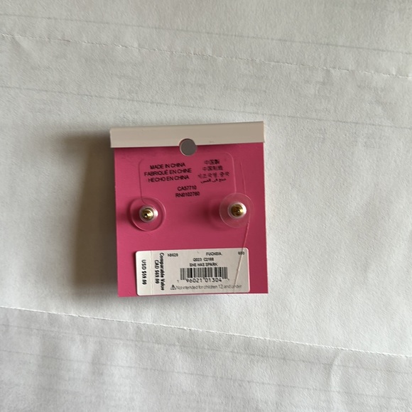 Kate spade “she has spark” fuchsia earrings - Picture 2 of 2